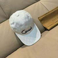 GUCCI 古驰 新款原单棒球帽 艺术字刺绣