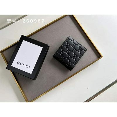 GUCC 古驰 顶级原版GG大G压花 钱包批发