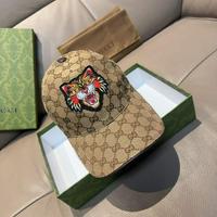 GUCCI 古驰 新款原单棒球帽 虎头刺绣