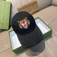 GUCCI 古驰 新款原单棒球帽 虎头刺绣