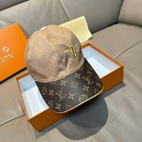 LV Louis Vuitton 路易威登 新款原单棒球帽 老花拼接