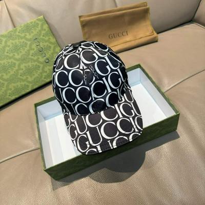 GUCCI 古驰 新款原单棒球帽  GUCCI丝印批发
