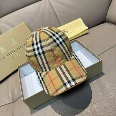 Burberry 巴宝莉原单棒球帽 经典格子批发