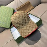 GUCCI 古驰 最新原单棒球帽 宽版双G织带
