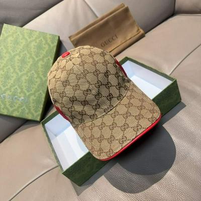 GUCCI 古驰 最新原单棒球帽 宽版双G织带批发