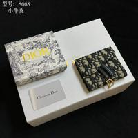 Dior 迪奥 顶级质量DIOR迪奥三折钱夹 二层小牛皮