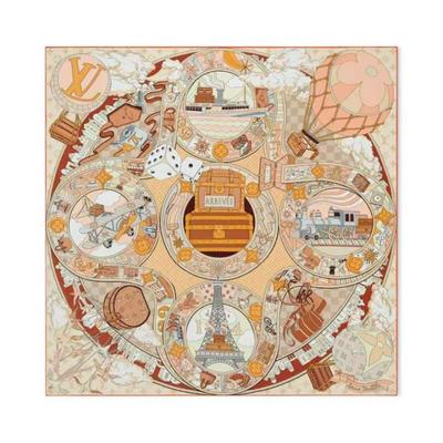 LV Louis Vuitton 路易威登 新款方巾LVJourney方巾批发