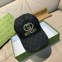 GUCCI 古驰 新款原单棒球帽 烫金双G