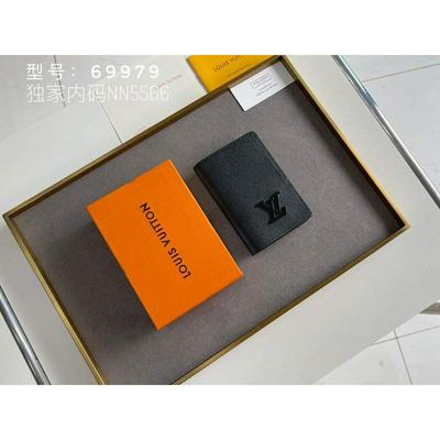 LV Louis Vuitton 路易威登 顶级原版Aerogram全皮荔枝纹口袋夹批发