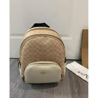 Coach 寇驰 包包奥莱款中号女士牛仔布配皮双肩背包