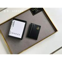 GUCCI 古驰 顶级原版猪皮纹面料GUCCI新款卡包