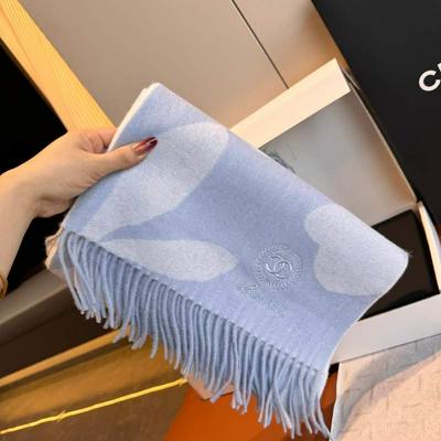 Chanel香奈儿巴黎时装展新款羊绒围巾采批发