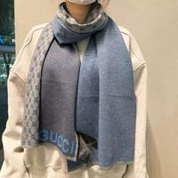 GUCCI 古驰 爆款到货古奇男女通用针织围巾柔和舒适的羊毛