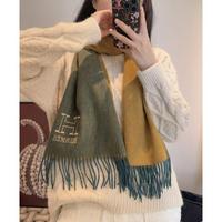 Hermes 爱马仕 双面围巾 好看的要疯掉了太有型太