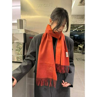 Hermes·爱马仕拼色羊绒围巾重磅推荐顶批发