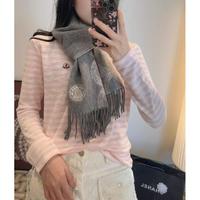 Hermes 爱马仕 双面围巾 好看的要疯掉了太有型太