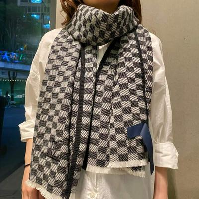 LV爆款上LV独家牛货高端品质棋盘格编织工艺围批发