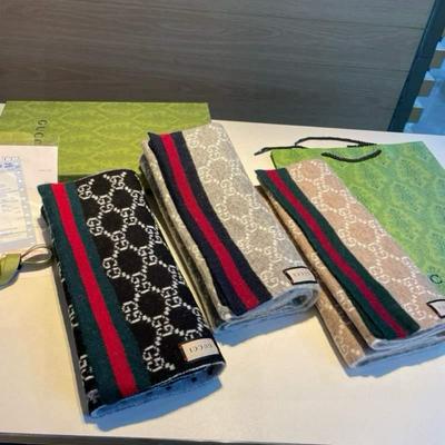 Gucci 原单重磅推荐新款针织围巾低调的奢侈感批发