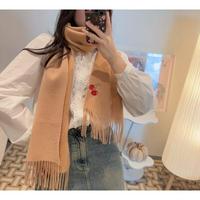 LV  樱桃围巾 好看的要疯掉了太有型太有魅力了