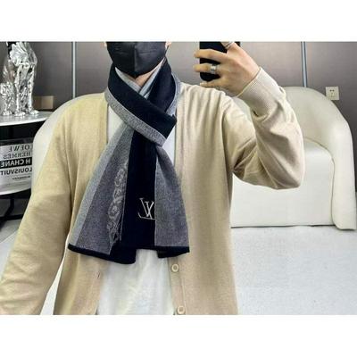 2025年Lv爆款上新高端男士围巾经典批发